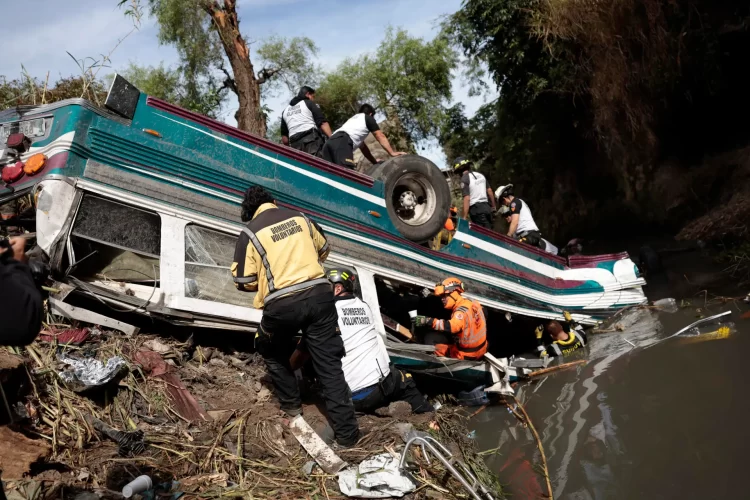 accidente de autobus en ciudad de guatemala