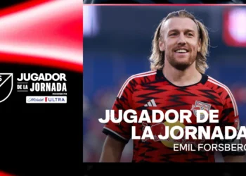 Emil Forsberg, mediocampista de New York Red Bulls, es nombrado Jugador de la Jornada 12 de la MLS presentado por Michelob Ultra