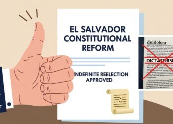 EE.UU. RESPALDA REFORMA CONSTITUCIONAL EN EL SALVADOR📜 Washington avala reelección indefinida y rechaza críticas de dictadura