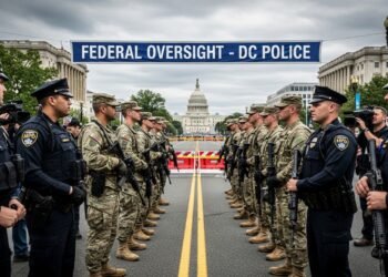 🚨👮‍♂️ Trump pone a la Policía de Washington bajo control federal y activa la Guardia Nacional 🛡️🚓