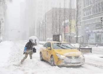 Cuatro Estados bajo la nieve y el hielo: Nueva York, New Jersey, Connecticut y Pensilvania