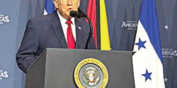 Donald Trump, presidente de los Estados Unidos.