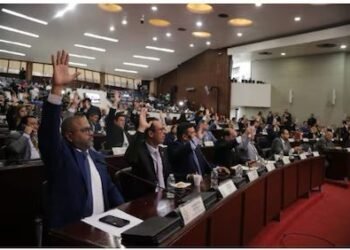 El reglamento que permite pasaportes diplomáticos vitalicios fue aprobado en mayo de 2026 por la Cancillería bajo la gestión de Enrique Reina y provocó fuertes cuestionamientos políticos y jurídicos. (Cortesía: Congreso de Honduras)