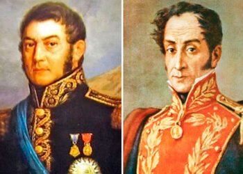 Bolívar y San Martín; dos fuertes personalidades enfrentadas en Guayaquil, separadas por sus egos y planes personales
