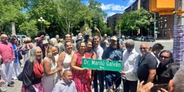 HISTÓRICO HOMENAJE PÓSTUMO: DESIGNAN “MARILUZ GALVÁN WAY” A LA ESQUINA DE LA CALLE 145 Y RIVERSIDE DRIVE EN HARLEM, NUEVA YORK