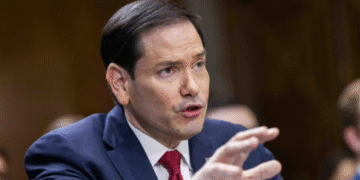 Marco Rubio ante el Comité de Relaciones Exteriores del Senado. Foto: EFE