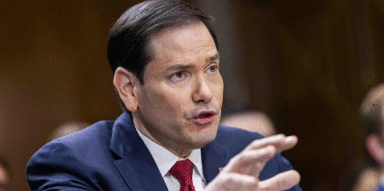 Marco Rubio ante el Comité de Relaciones Exteriores del Senado. Foto: EFE